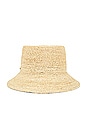 view 3 of 4 Ellee Bucket Hat in Tan