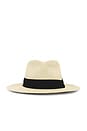 view 2 of 3 Sol Fedora in Natural & Black