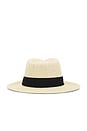 view 3 of 3 Sol Fedora in Natural & Black