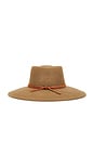 view 3 of 4 Brenton Convertabrim Fedora in Tobacco Brown