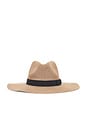 view 2 of 4 Lyons Knit Packable Hat in Dark Tan & Black