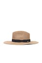 view 4 of 4 Lyons Knit Packable Hat in Dark Tan & Black