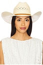 view 1 of 3 Laredo Panama Straw Cowboy Hat in Catalina Sand