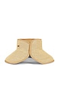 view 3 of 4 Ivy Packable Straw Visor in Tan