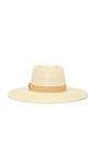 view 2 of 3 Eleanor Straw Hat in Natural