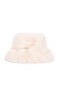 view 1 of 2 Dion Packable Winter Bucket Hat in Off White