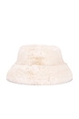 view 2 of 2 Dion Packable Winter Bucket Hat in Off White