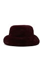 view 1 of 2 Dion Packable Winter Bucket Hat in Port