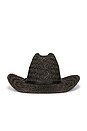 view 3 of 4 SOMBRERO DE COWBOY HOUSTON in Black