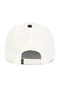 view 3 of 3 Forget The Cowboy Netplus Snapback Hat in Chocolate & Off White