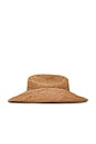 view 5 of 4 SOMBRERO COWBOY DE PAJA PLEGABLE ODESSA in Italian Clay