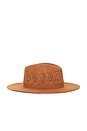 view 4 of 3 Sophia Knit Packable Hat in Caramel