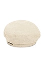 view 4 of 4 Fiddler Cap in Khaki Stripe & Washed Black