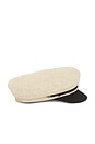 view 5 of 4 Fiddler Cap in Khaki Stripe & Washed Black