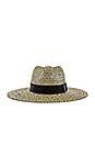 view 3 of 4 Joanna Hat in Black & Cream