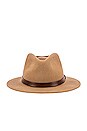 view 3 of 3 Messer Fedora in Tobacco