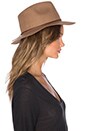 view 2 of 4 Wesley Fedora in Dark Tan