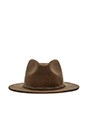 view 4 of 4 Corbet Fedora in Light Olive