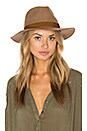 view 2 of 4 Indiana Fedora in Tan & Bronze