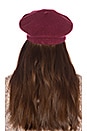view 2 of 3 Audrey Beret in Heather Wine