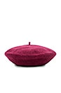 view 3 of 3 Audrey Beret in Heather Wine