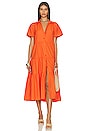 view 1 of 3 Havana Dress in Tangerine