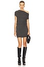 view 2 of 4 Lori Sleeveless Mini Dress in Dark Charcoal Melange