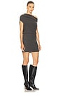 view 3 of 4 Lori Sleeveless Mini Dress in Dark Charcoal Melange