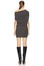 view 4 of 4 Lori Sleeveless Mini Dress in Dark Charcoal Melange