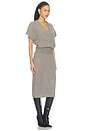 view 2 of 3 Ophi Vee Cashmere Dress in Otter Melange