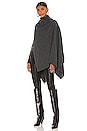 view 3 of 5 Olssen Wrap in Dark Charcoal Melange