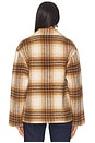 view 4 of 5 Adeline Jacket in Camel Plaid