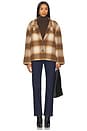 view 5 of 5 Adeline Jacket in Camel Plaid