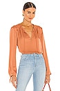view 2 of 5 Peyton Blouse in Clay Orange