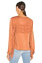 view 4 of 5 Peyton Blouse in Clay Orange