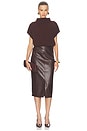 view 5 of 4 Morten Funnel Neck Cashmere Top in Java Melange