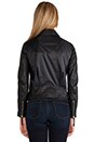 view 4 of 6 Leather Moto Jacket in Black