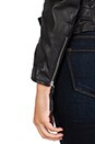 view 6 of 6 Leather Moto Jacket in Black