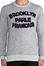 view 4 of 5 Brooklyn Parle Francais Sweatshirt in Grey