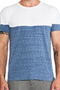 view 4 of 4 T-SHIRT FUTAE in White & Blue