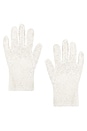view 1 of 4 Lace Short Glove in White