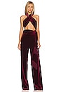view 1 of 3 Cleopatra Jumpsuit in Burgundy