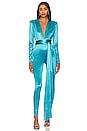 view 1 of 3 JUMPSUIT MANGA LARGA STELLA in Aqua