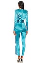 view 3 of 3 Stella Long Sleeve Jumpsuit in Aqua