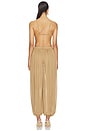 view 4 of 3 Mosi Chiffon Top & Pant Set in Khaki