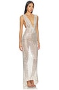 view 2 of 4 MAXIVESTIDO LIORA in Silver