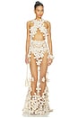 view 1 of 4 Casablanca Crochet Naia Dress in Cream