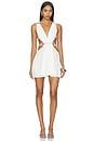 view 2 of 4 ROBE COURTE BRIELLE in White