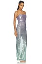 view 2 of 4 ROBE MAXI IBIZA in Purple Multi