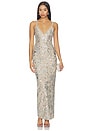view 1 of 4 ROBE MAXI VENETIAN  in Silver